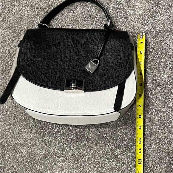 MICHAEL Michael Kors Black, Gray and White Hand Bag - Picture 10 of 11